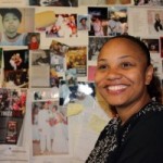 Ginale Harris at her desk. Photo courtesy missionlocal.org